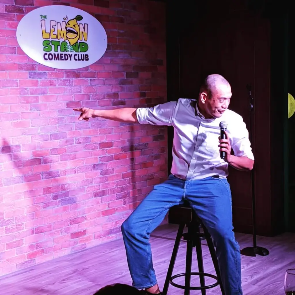 Gary Tan Doing Stand Up Comedy at The Lemon Stand